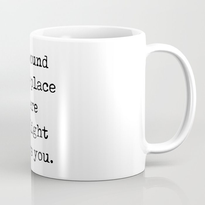 Rumi Quote 01 - The Wound is the place where the light enters you - Typewriter Print Coffee Mug
