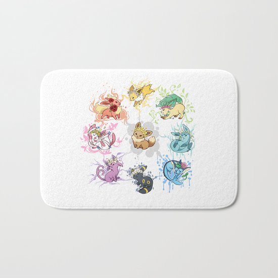 Eeveelutions Bath Mat