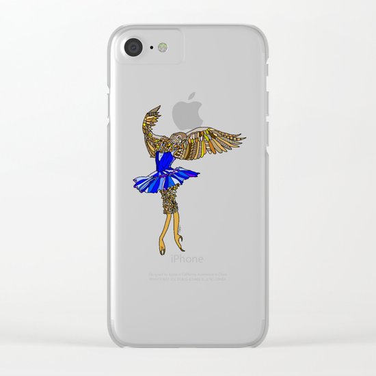 Owl Ballerina Tutu Clear iPhone Case