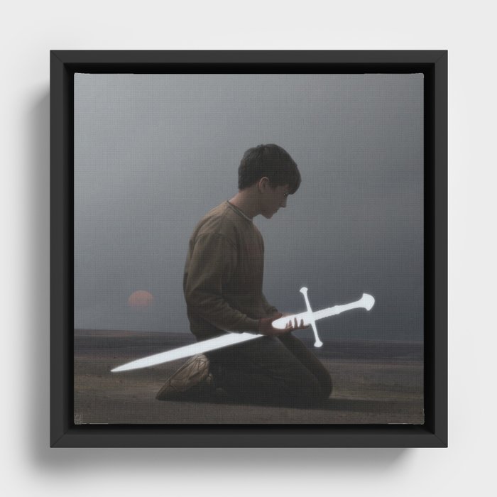 Weapon Framed Canvas