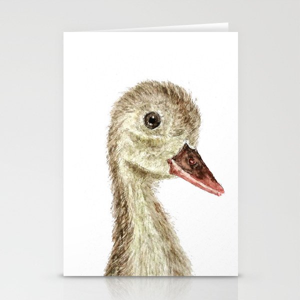 smiling little duck Stationery Cards