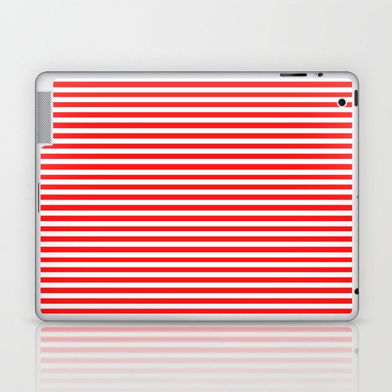 red stripe Laptop & iPad Skin