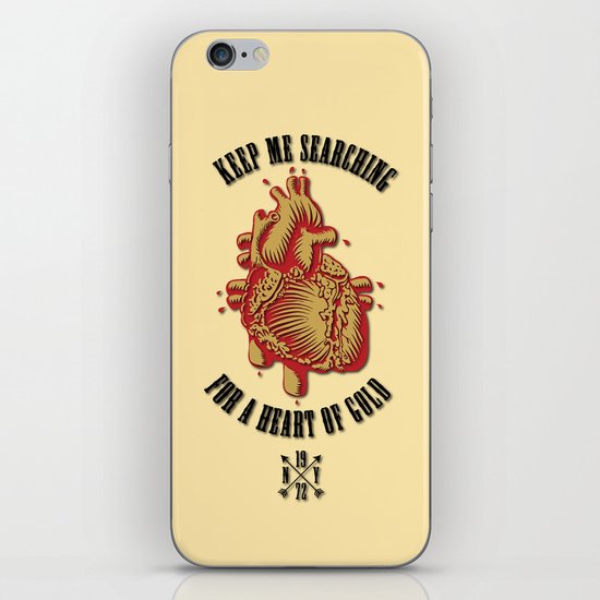 "Heart of Gold" ("ANALOG zine") iPhone & iPod Skin
