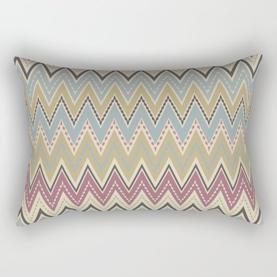 Ethnic patterns. Tribal pattern . Rectangular Pillow