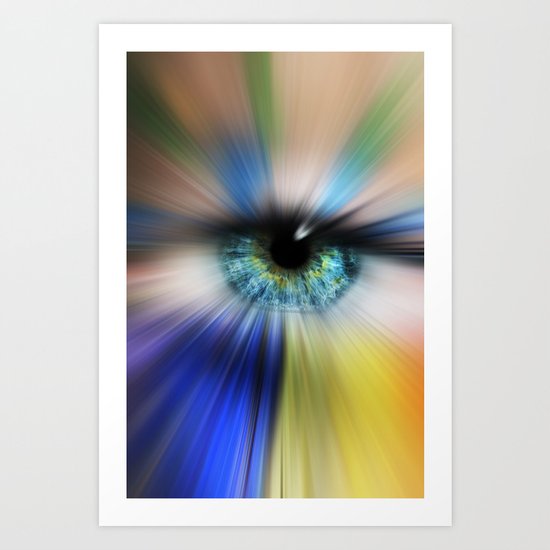EYE AM ALL Art Print
