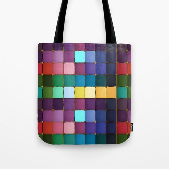 Colored Blocks Tote Bag