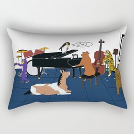 Animal Piano Bar Rectangular Pillow