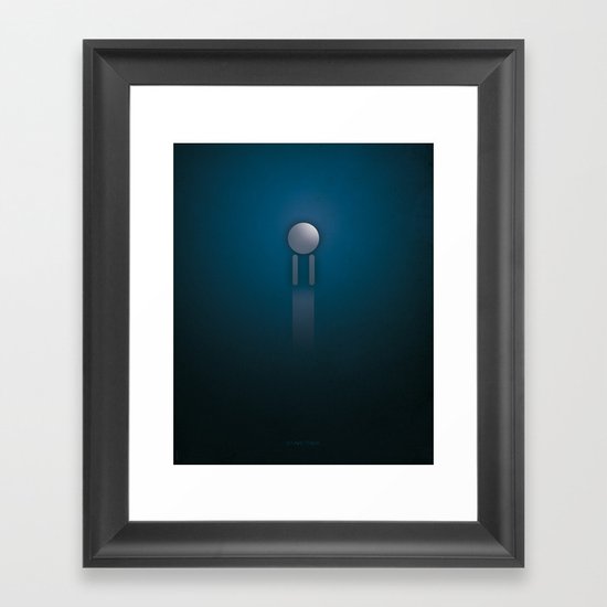 SMOOTH MINIMALISM - Star Trek Framed Art Print