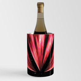 Tiger Shark Red Manhwa Inspired Artwork Wine Chiller