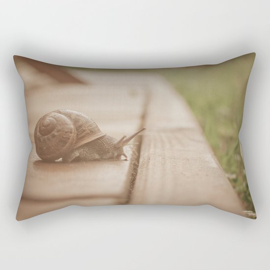 Snail Garden 2 Rectangular Pillow