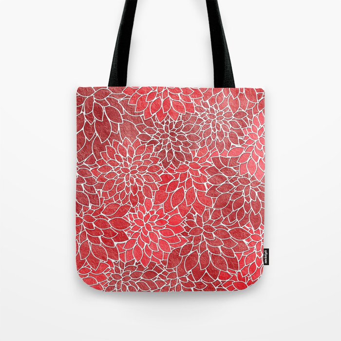 Floral Abstract 20 Tote Bag