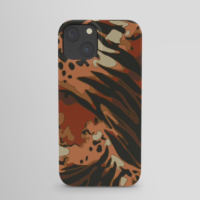 Jungle Fever Animal Print Pattern iPhone Case