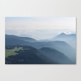 In The Clouds Canvas Print