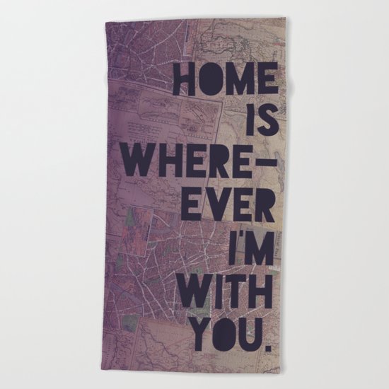 With You Beach Towel