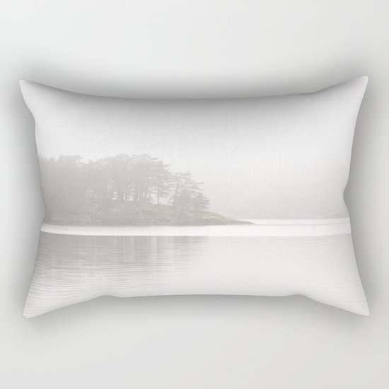 Foggy Crag Rectangular Pillow