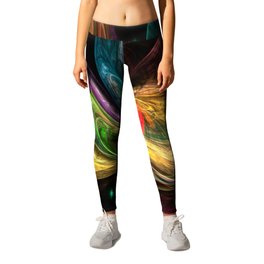 Firefly Leggings | Insect, Look, Colorful, Lightningbug, Beautiful, Night, Decorative, Painting, Graphicdesign, Eyes 