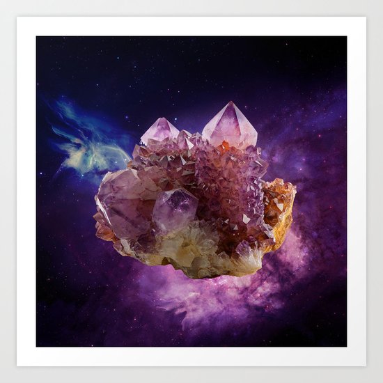 Crystal Planet Art Print