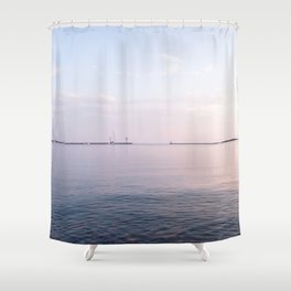 North Shore Sunset Minnesota Lake Superior Photography Shower Curtain