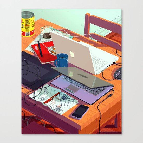 A Party Canvas Print