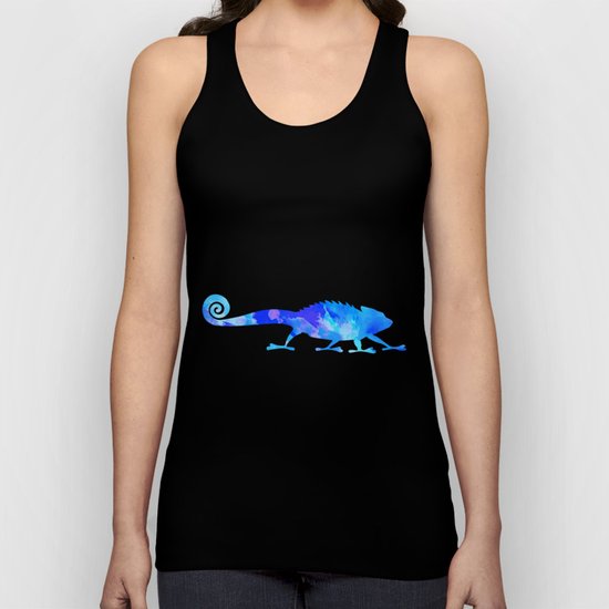 Abstract Chameleon Reptile Unisex Tank Top