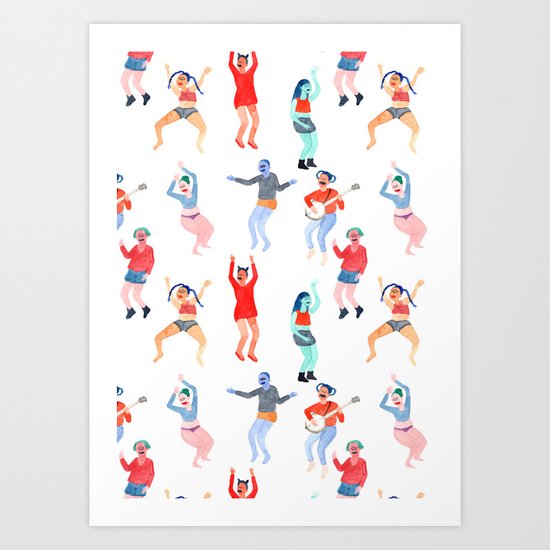 Banjo Art Print