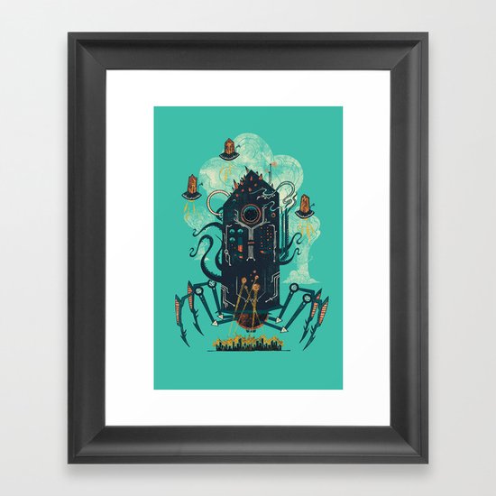 Not with a whimper but with a bang Framed Art Print