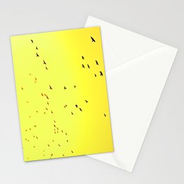 Birds in flight, Delhi. Stationery Cards