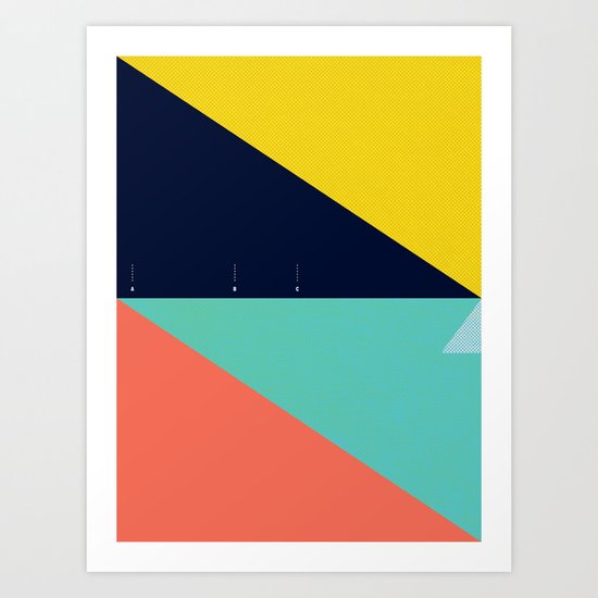 Secret Surf Map (High Tide) — Matthew Korbel-Bowers Art Print
