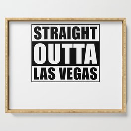 Straight Outta Las Vegas Serving Tray