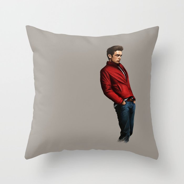 rebel without a cause Throw Pillow