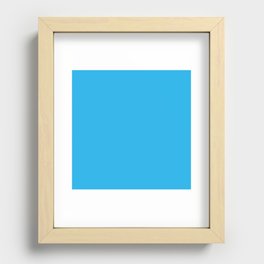 Screen Blue Recessed Framed Print