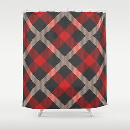 Classic Tartan Shower Curtain | Stylish, Retro, Scottish, Checkered, Vintage, Christmas, Bedroom, Trendy, Plaid, Home 
