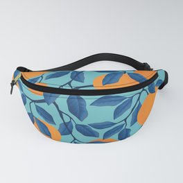 Tropical seamless pattern with oranges Fanny Pack