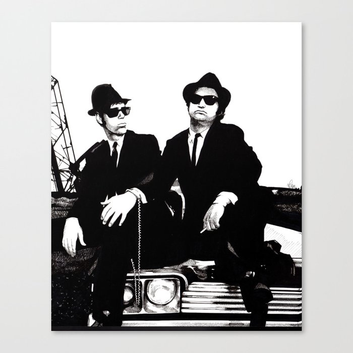 Blues Brothers Canvas Print