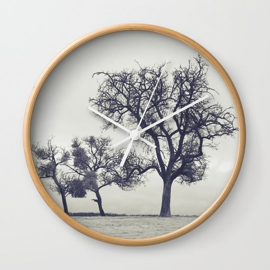 bleak trees... Wall Clock