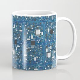 Blue tech Coffee Mug