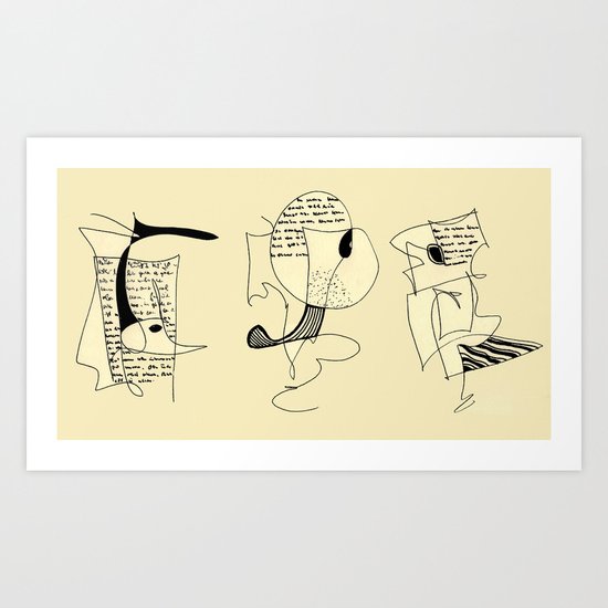 rumour Art Print