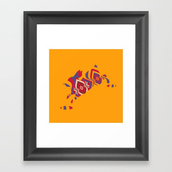 The Invisible Rabbit Framed Art Print