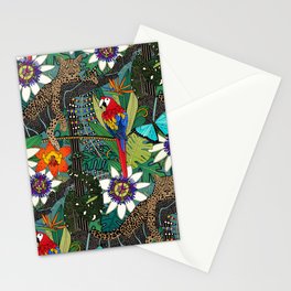 amazon jungle teal Stationery Card