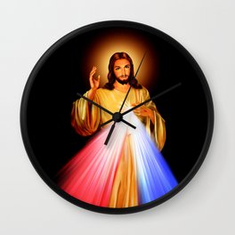 Jesus I trust in You Divine Mercy Picture Poster Print Jesus Gift Catholic Quote Wall Clock | Christianwallart, Religionclothing, Jesuswallart, Catholicthemed, Catholicreligious, Giftforpriest, Facecoverings, Jesusblessing, Itrustyouquotes, Religion 
