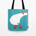 Polar bear on scooter T-shirt by Picomodi | Society6