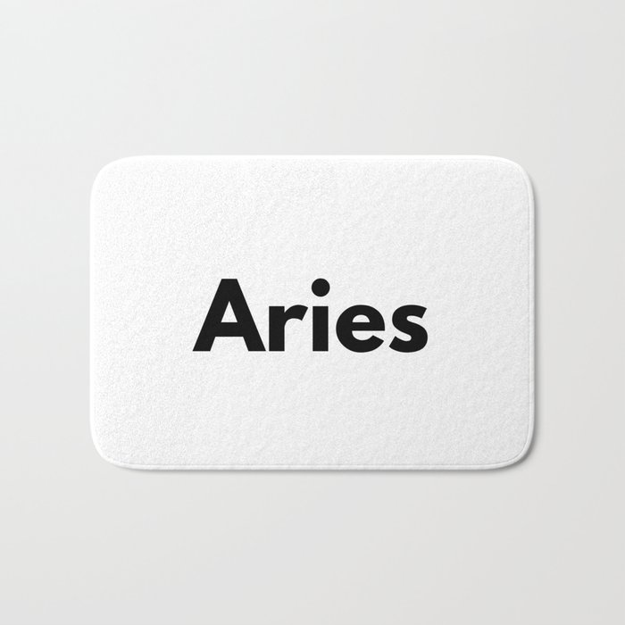 Aries, Aries Sign Bath Mat