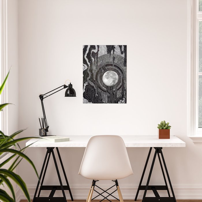 Moon Glow Poster by brenda erickson | Society6