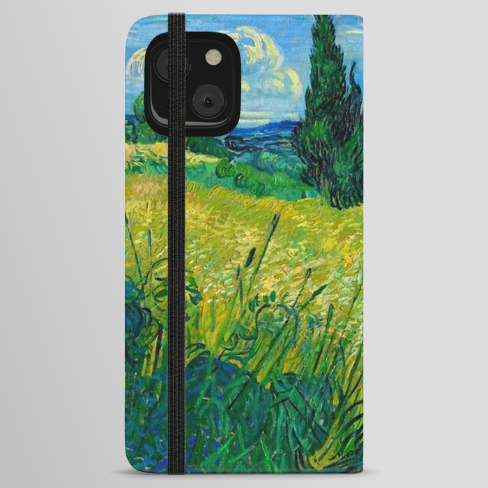 Vincent van Gogh Green Wheat (Green Field), 1889  iPhone Wallet Case
