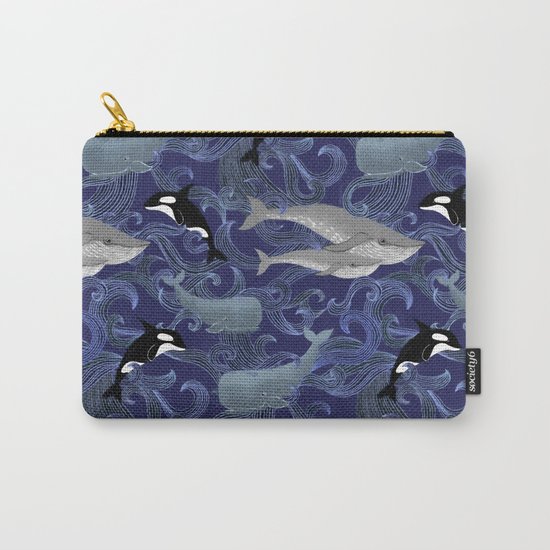 Beautiful Ocean Giants - purple Carry-All Pouch