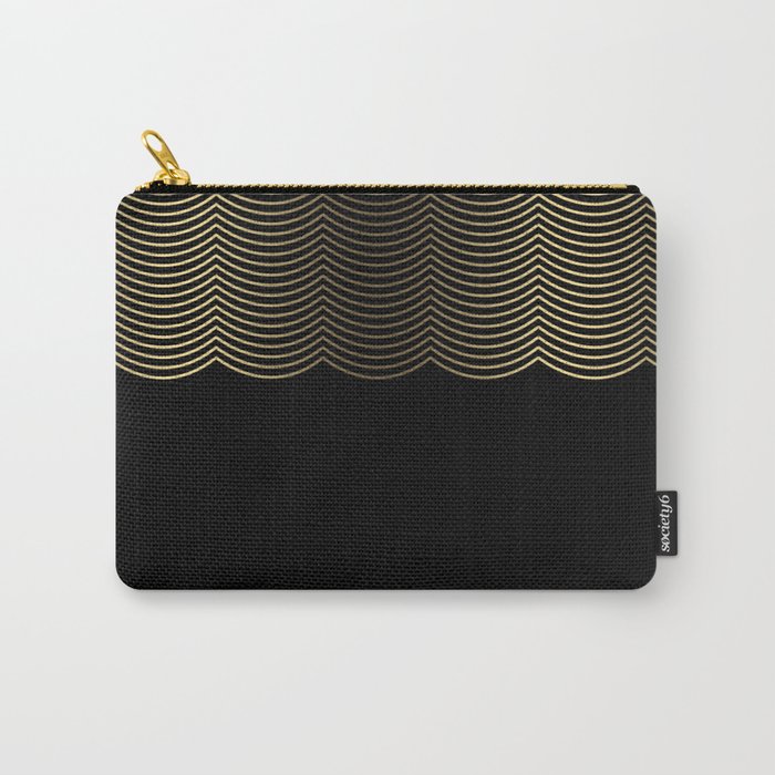 Golden Scallop Carry-All Pouch