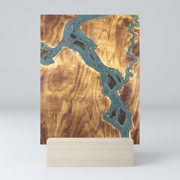 Epoxy River Tables - Bangladesh #3 Mini Art Print