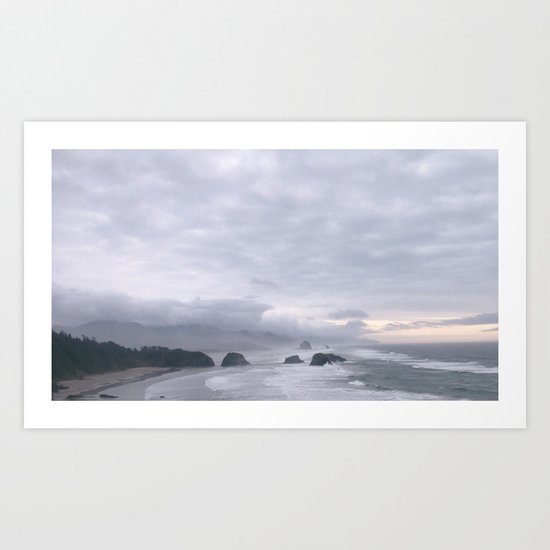 Crescent Beach Art Print