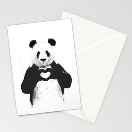All you need is love Stationery Card