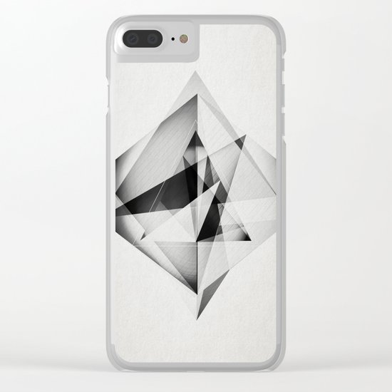 Geometric Clear iPhone Case